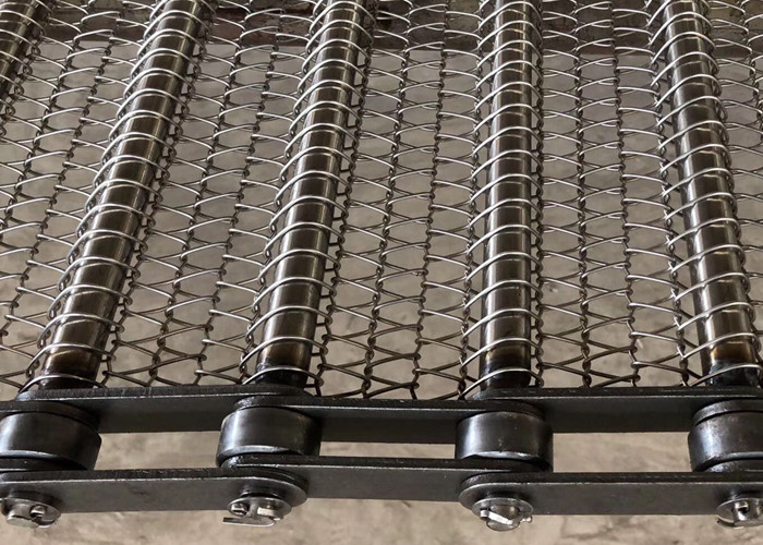 Ss304 150 Meters Spiral Conveyor Belt For Cooling And Conveying Food