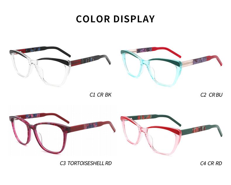 Polarized Acetate Frame Glasses AC TAC Lenses UV400 for Women