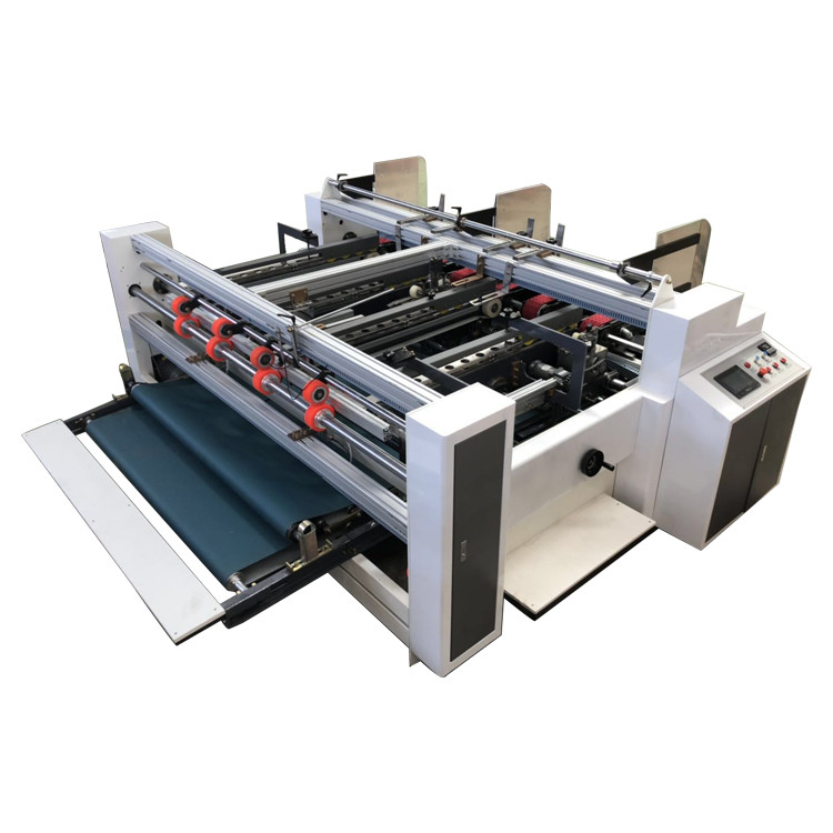 IPACK Folding PP Corrugated Box Making Machine Carton Gluers