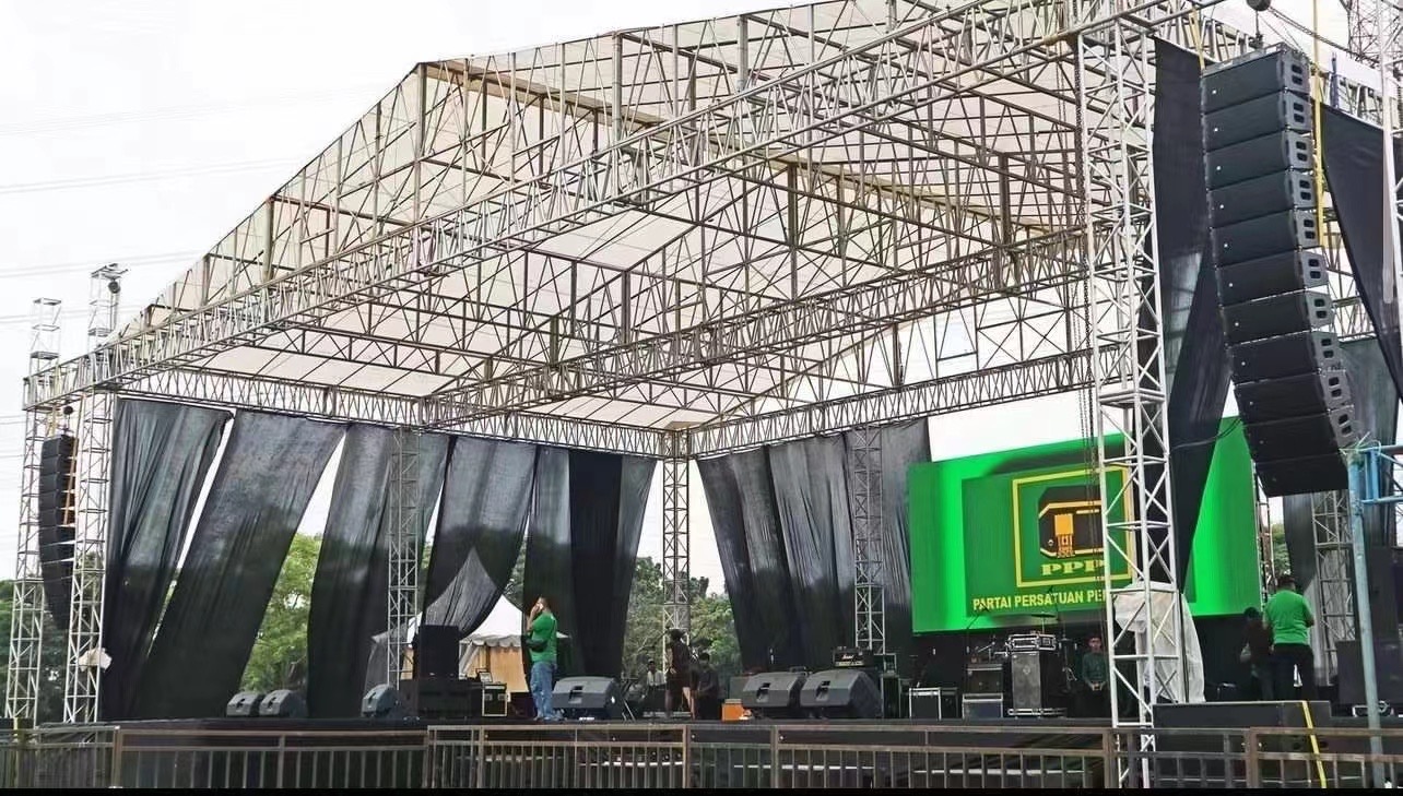 ARE AUDIO dual 10 inch outdoor line array speaker system sleek design powerful performance