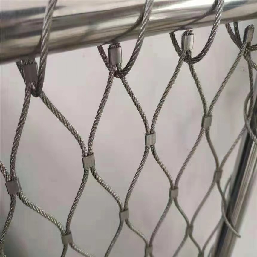 3mm Stainless Steel Rope Wire Mesh 7*7 1*7 X Tend Kontted Type