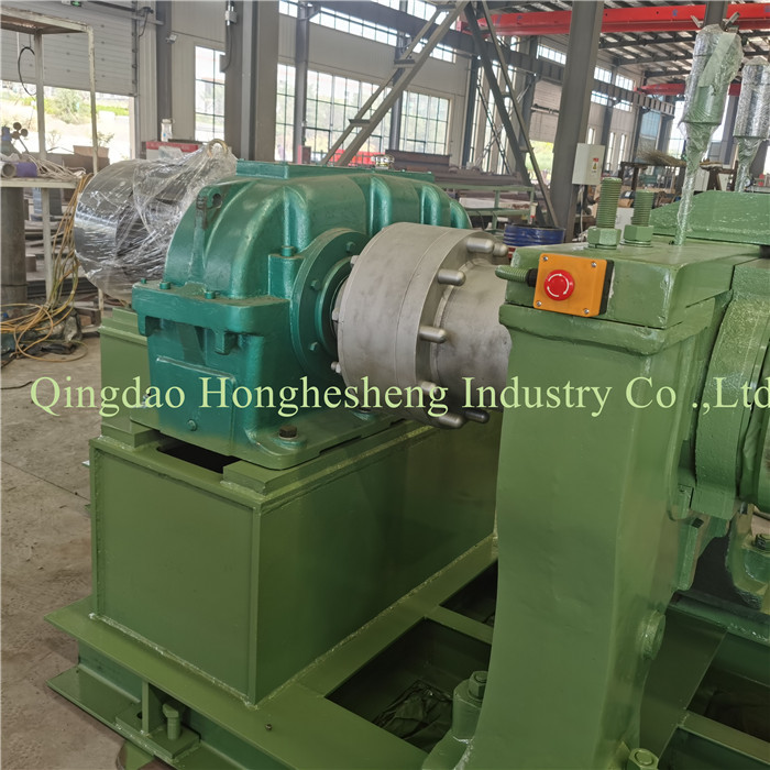 Old Tyre Rubber Crumb Line Rubber Cracker Mill To Get Rubber Powder