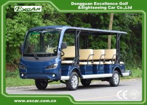 Buy cheap EXCAR 14 seater green Electric Sightseeing Bus mini tour bus china new electric bus for sale product