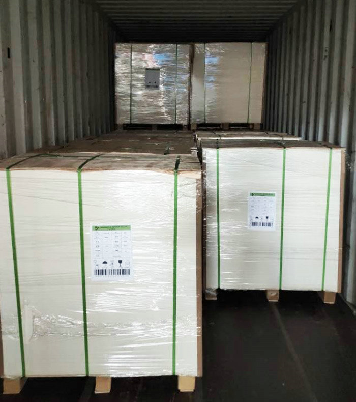 Virgin Fiber Double Sided White Coated Cardboard 1.5MM 1.8MM FBB Paper Sheet