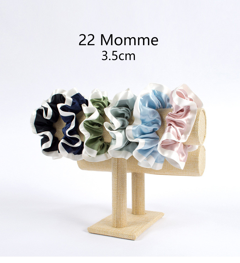 100% Pure Mulberry Silk Scrunchies For Women Soft Silk Hair Scrunchies For Women Prevents Hair From Frizzing And Damage