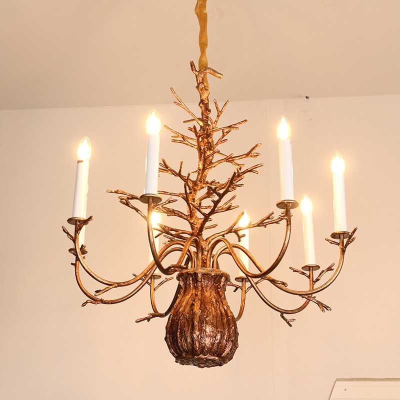 LED E14 Ceiling Crystal Candle Chandelier Lamp Waterproof Dirt Resistant