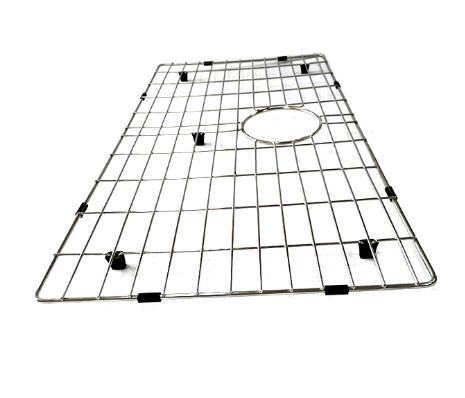 Electrolytic Polishing Kitchen Sink Accessories 304 Stainless Steel Metal Wire Sink Bottom Grid