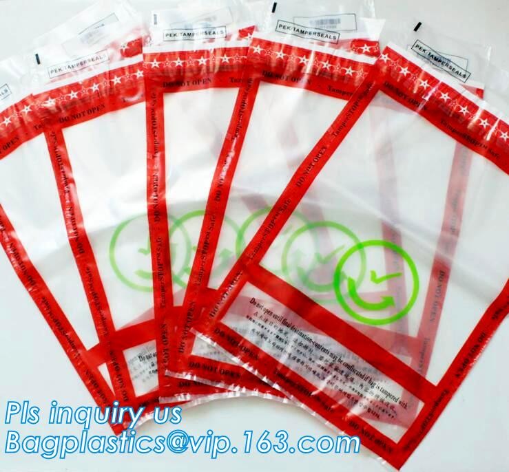 Security plastic bag with adhesive tape for cash, plastic money bag, Security Money Cash Bag For Airport/Bank and police