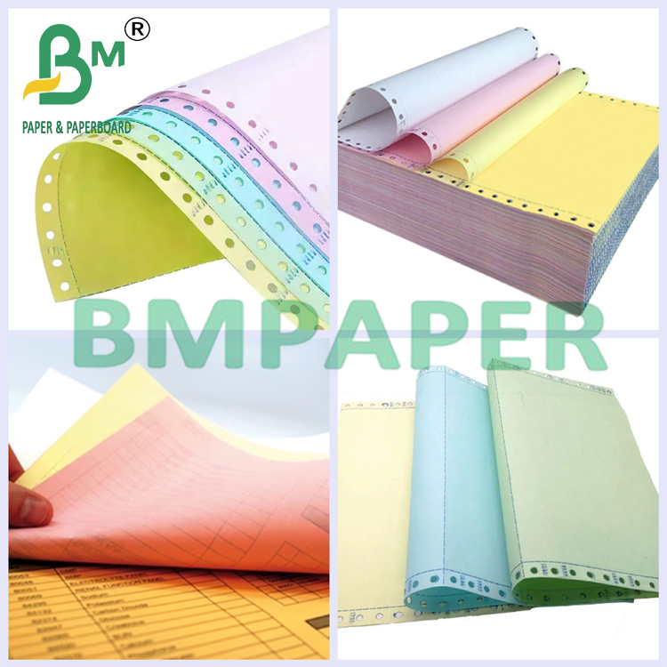 50gsm 60gsm Clear Printing CFB CF CB Carbonless NCR Paper For Receipt Bill