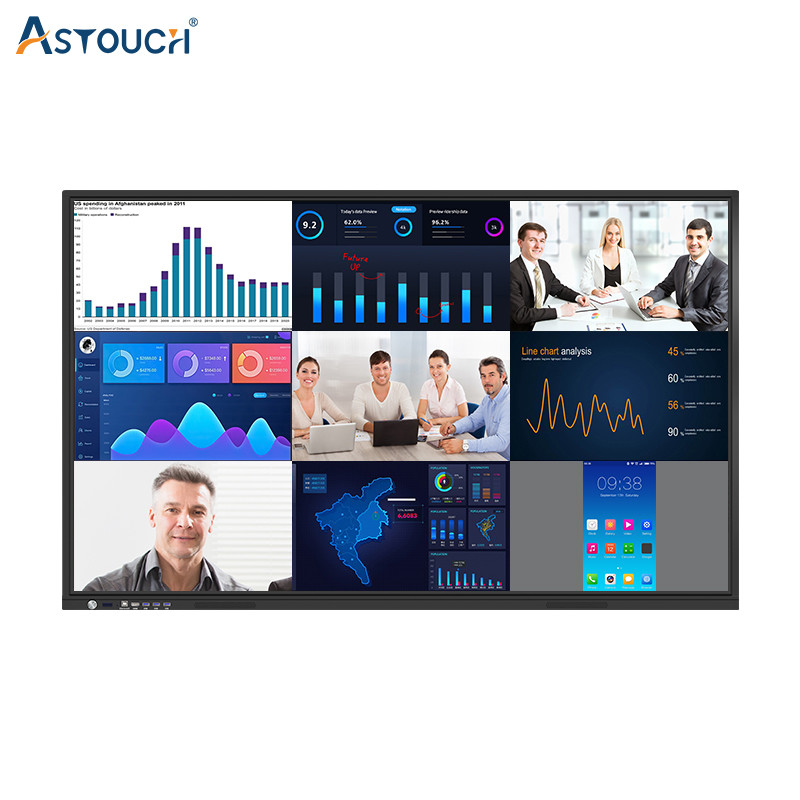 86 Inch Quad Core 4k Interactive Touch Panel Display And Signage Multimedia Content
