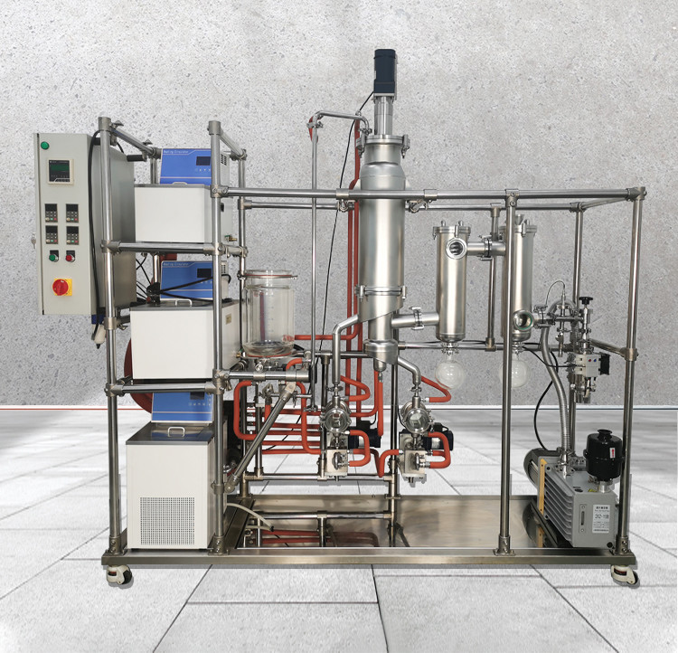 316 Wiped Film Distillation Equipment Stainless Steel Evaporator Molecular