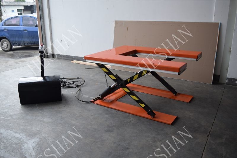 1500KG U Type Economic Electric Hydraulic Hand Pallet Lift Table