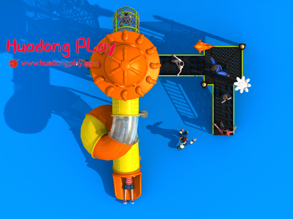 Promotional Water Park Playground Equipment Plastic Reliable Long Life Span