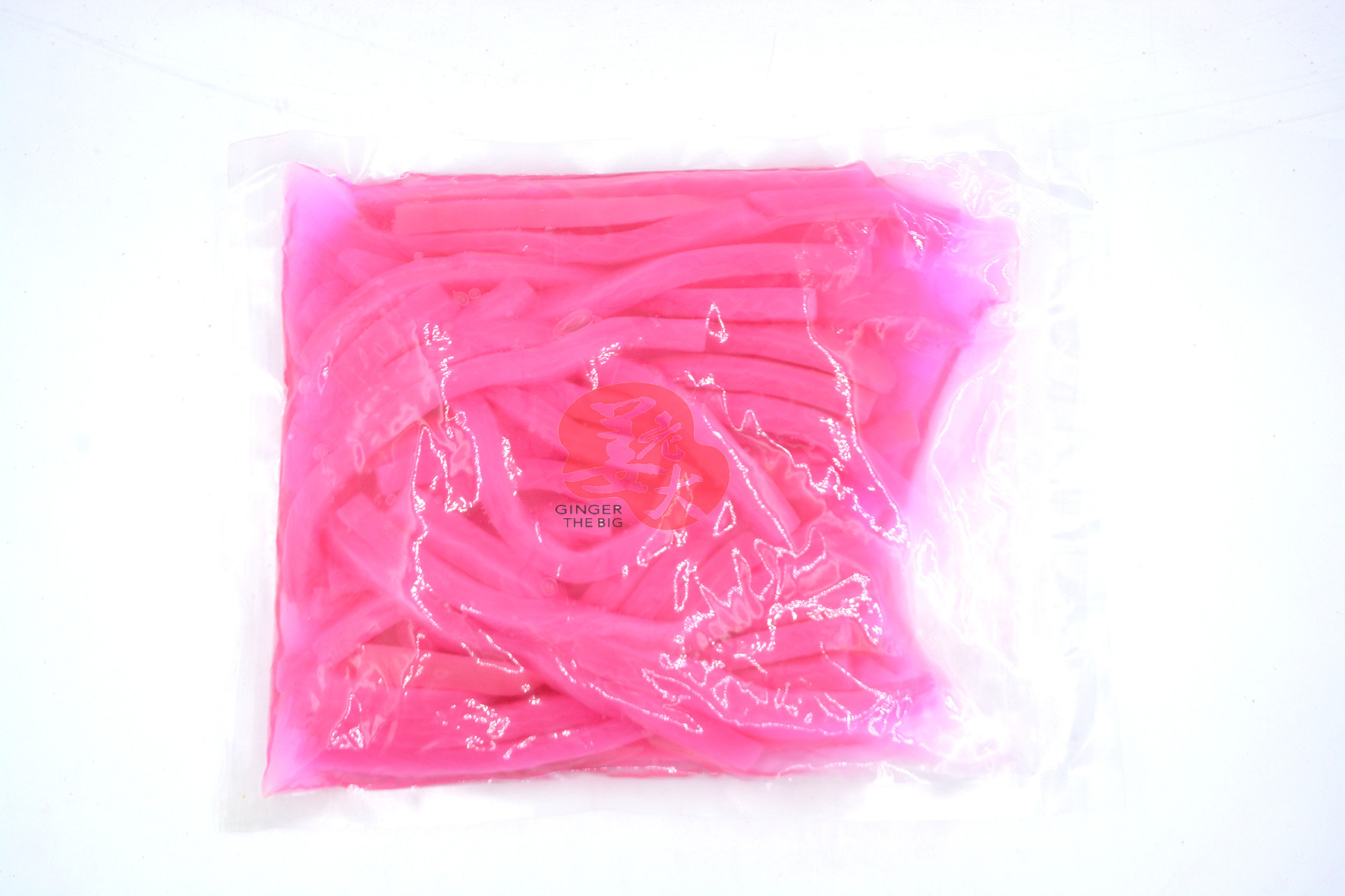 Small Red Sliced Sushi Pickled Ginger For Restaurant Pink