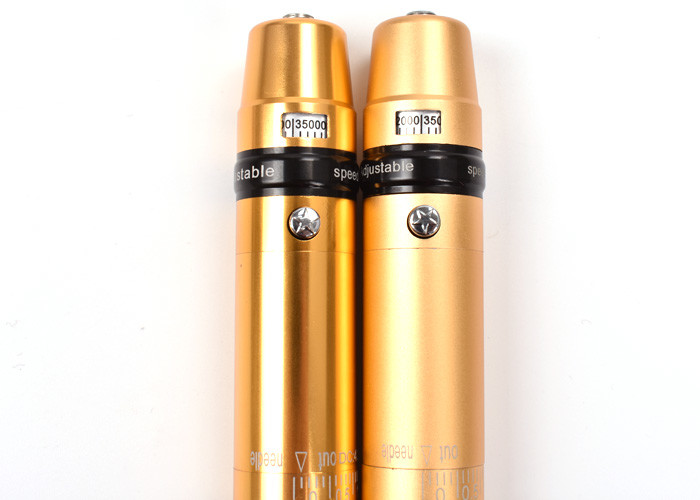 Permanent Makeup Tattoo Machine Golden Tattoo Machine For Eyebrow Eyeliner Lips