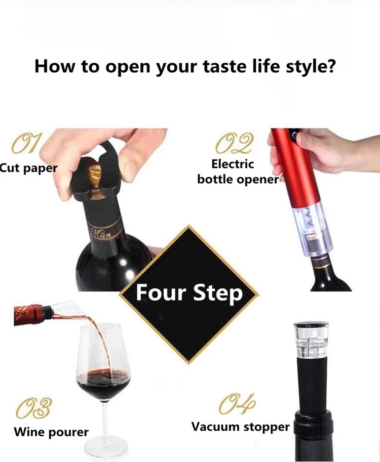 4 In 1 Electric Automatic Wine Opener