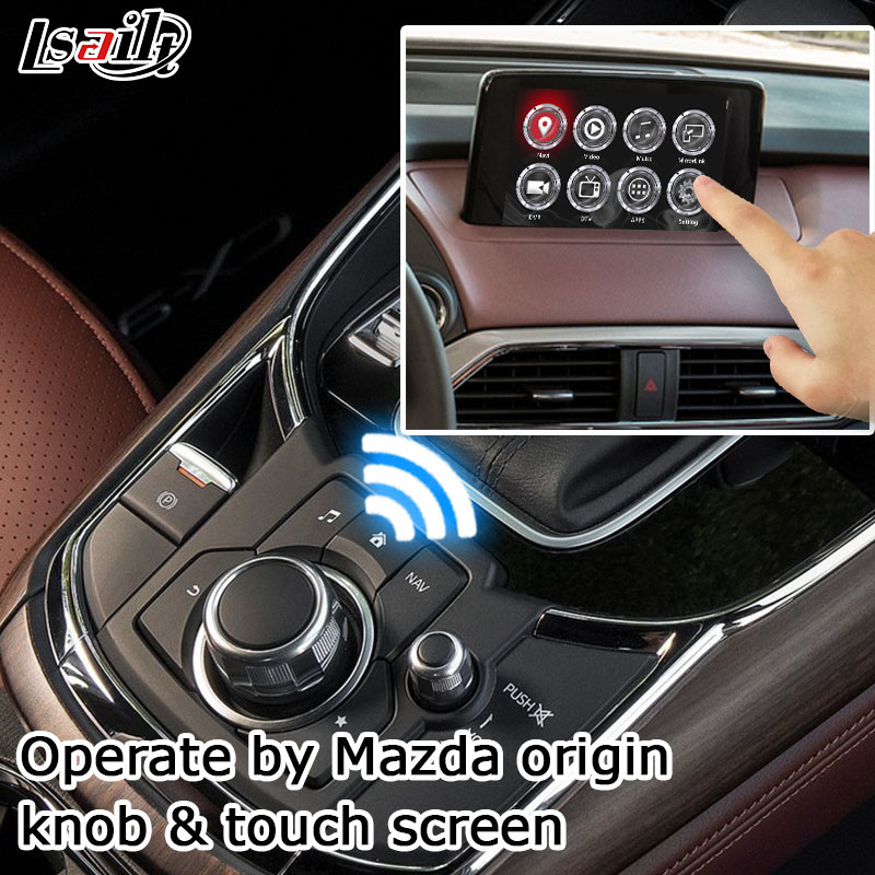 Android auto carplay video interface box for Mazda CX-9 CX9 12V DC power supply
