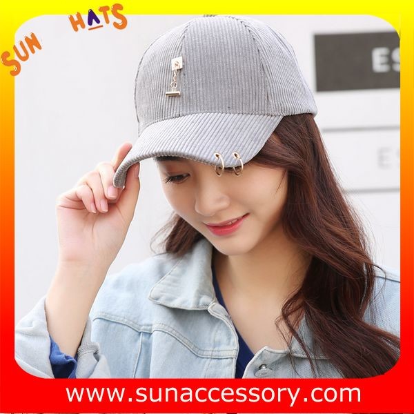 QF17004 Sun Accessory customized fashion baseball caps for ladies ,caps in stock MOQ only 3 pcs