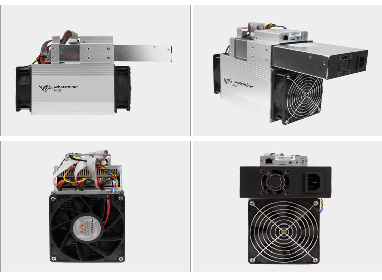 Whatsminer M21 28TH/S BTC ASIC Miner 1860W 512MB Video Memory Capacity