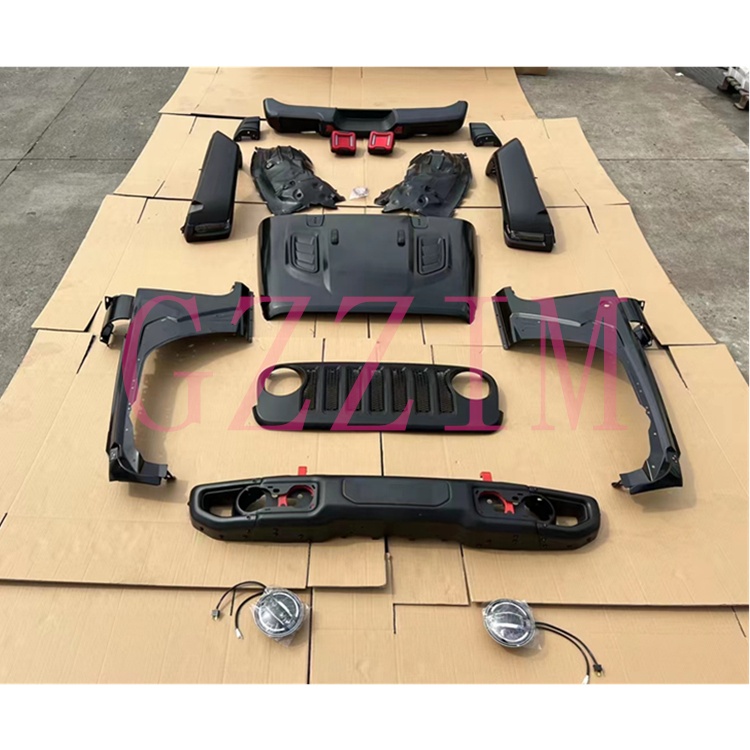 Black Plastic Car Body Kit Upgrade JK to JL Get the Ultimate Auto Parts Body Kit for JEEP