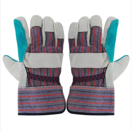 High Quality Leather Work Assembly Gloves / Working Gloves