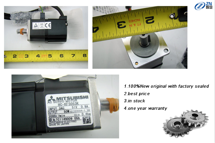 Mitsubishi 100W High Temperature Servo Motor HC-UFS13D-S1 For Printers