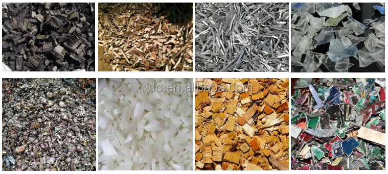 High Efficiency Waste Shredder Machine Automatic Plastic Twin Shaft Shredder
