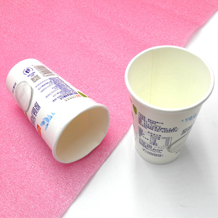 180ml 200ml Paper Yogurt Cups Leakeproof 6 Oz Ice Cream Cups With Lids