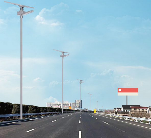 IP66 Adjustable Angel Solar Led Street Lights , Remote Control Solar Road Lamp 180Lm