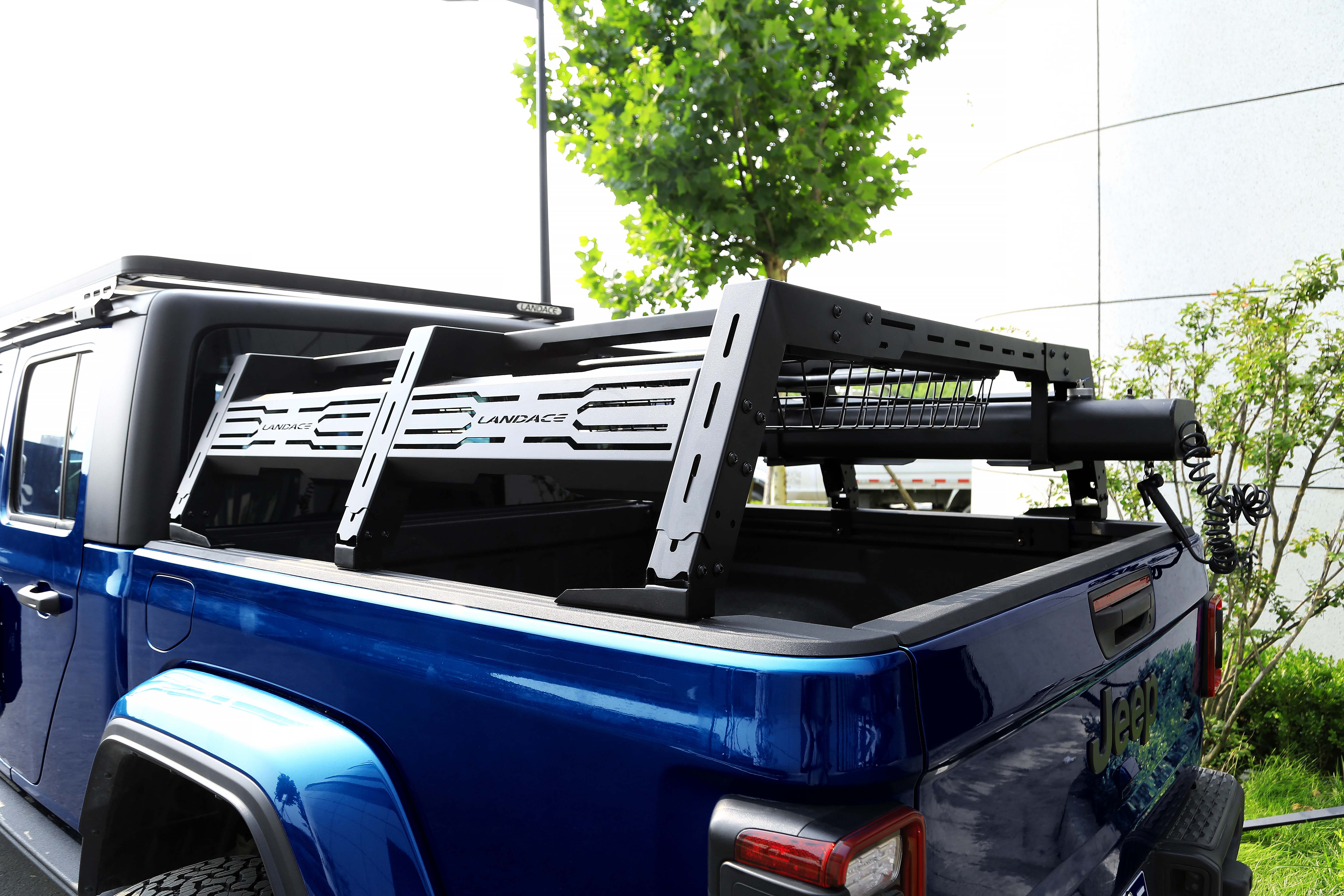 Aluminium Pickup Truck Bed Rack Systems Adjustable Powder Coating