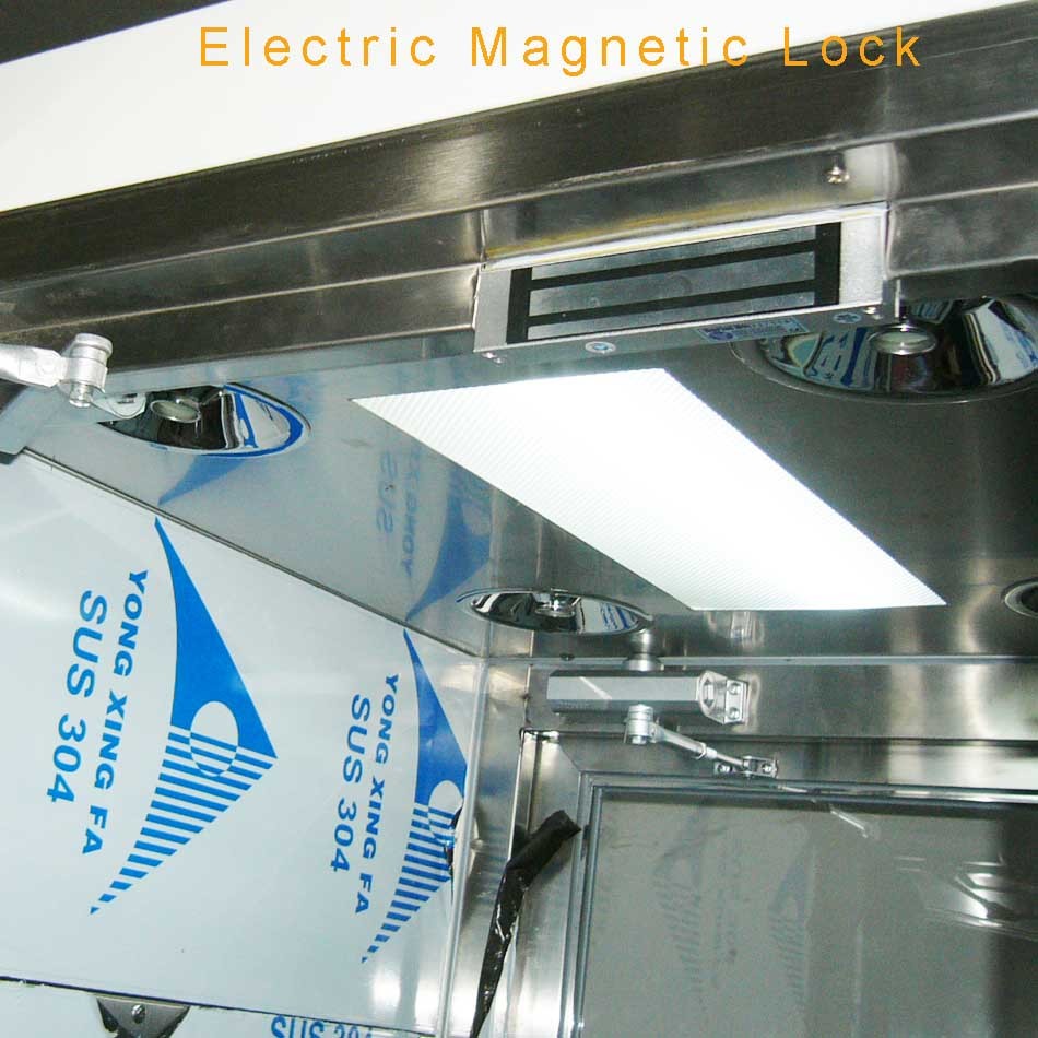 Three Sided Blowing Cleanroom Air Shower , Air Showers For Clean Rooms With Electric Magnetic Locks