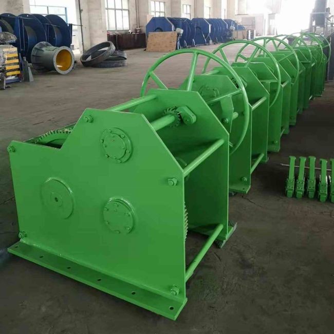 Manual Hand Mooring Winch Marine Equipments Boat Deck 2ton 5ton 11ton