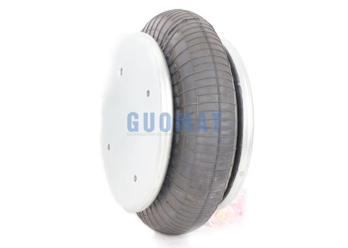 Convoluted Type Air Spring 1/4NPTF Plate Industrial Rubber Bellows 55mm-160mm