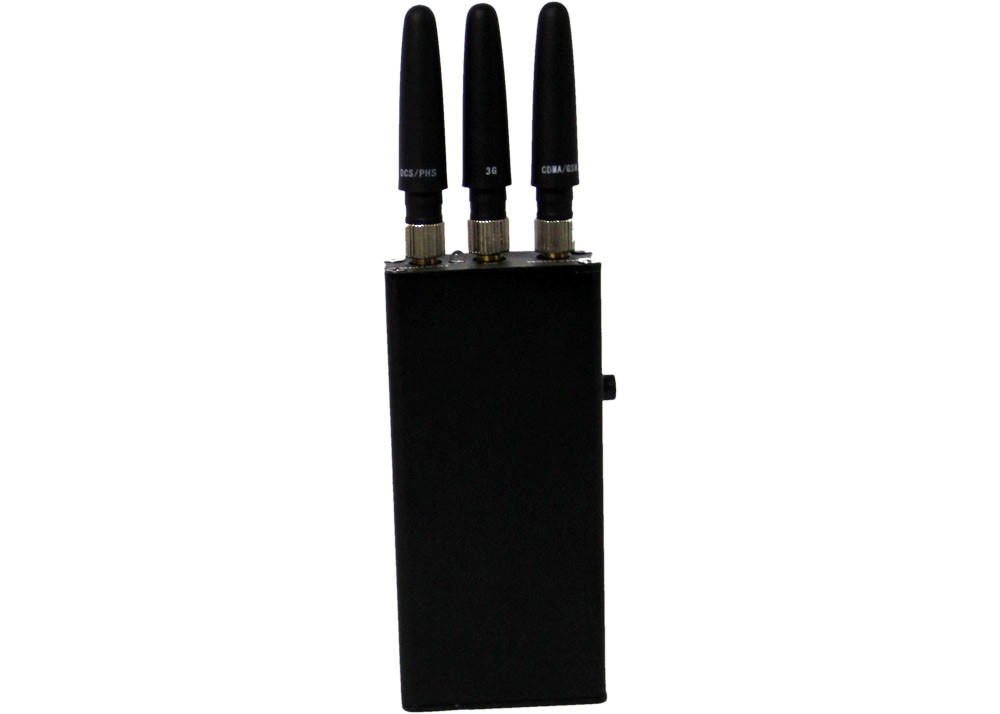 3 Bands Portable Cell Phone Jammer Handheld For WiFi Bluetooth GPS 3G