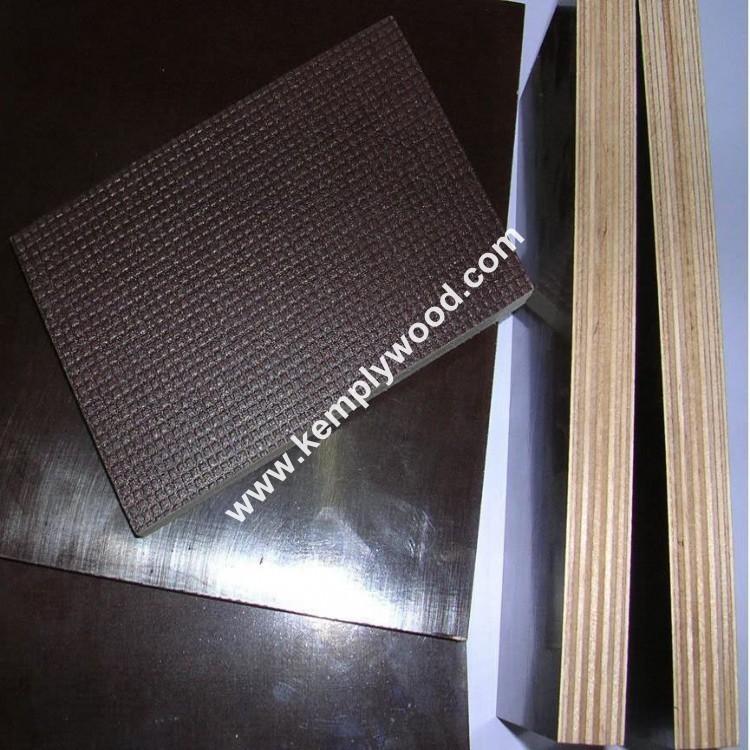 Chinese shuttering Anti-slip Film Faced Plywood for construction forwork use,Anti-slip marine water film faced plywood,