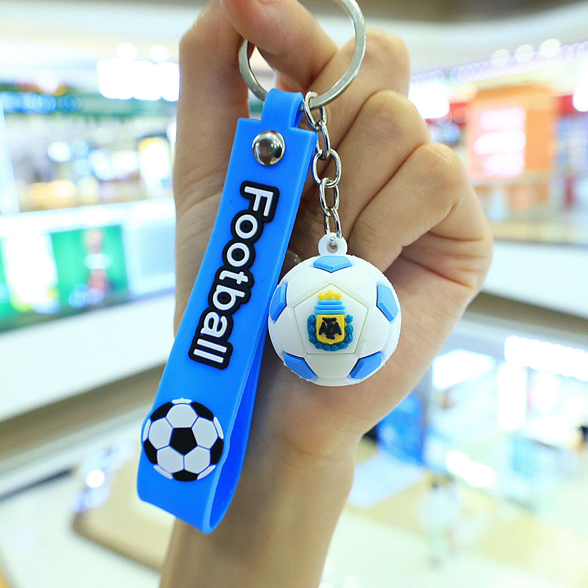 Football Keychains Accessories Cute Kawaii Key Chain Non-Toxic for Kids Boys Girls Women