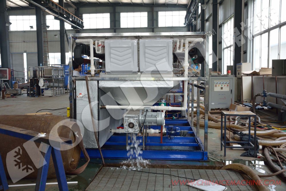 120.3KW Power 380V Voltage 15 Ton Direct Block Ice Machine for Big Ice Production Needs
