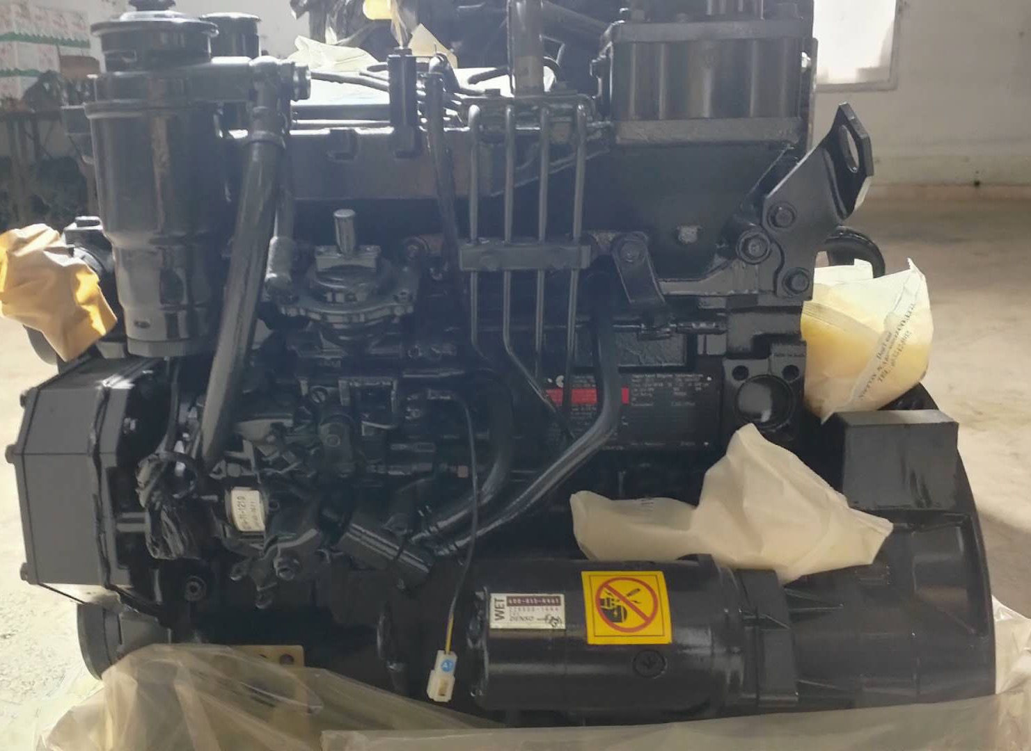 Diesel Motor B3.3 Second Hand Cummins Engines 70CC Electric Start