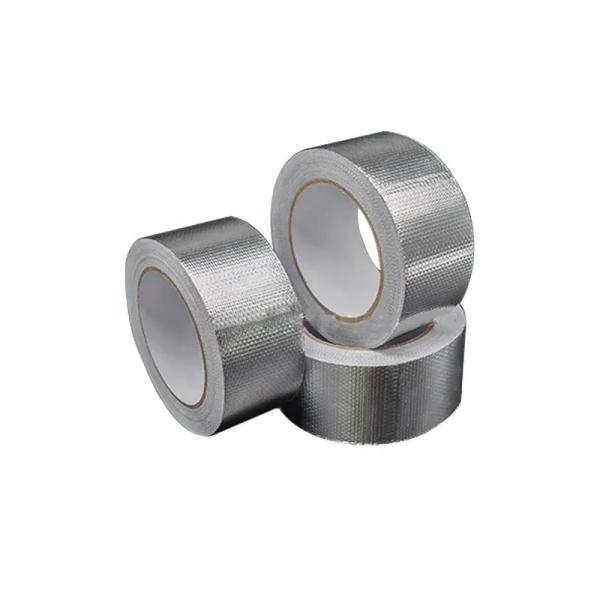 Flame Retardant Self Adhesive Aluminium Foil HVAC Thermal Insulation Fiberglass