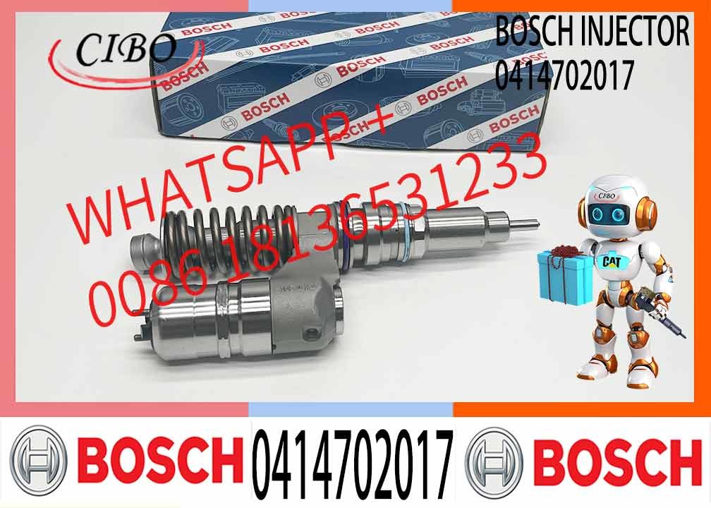 Genuine Diesel Common Rail Fuel Injector 0414702002, 3165869, 0414702017, 5236686, 5237146, 8113286, 3165874, 3964829