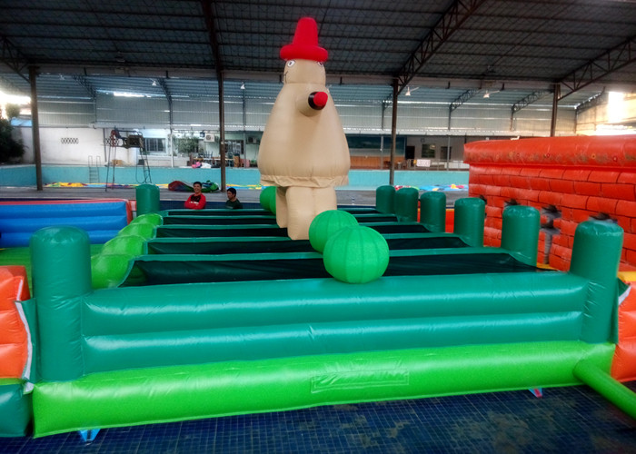 0.55 mm PVC Tarpaulin Inflatable Amusement Park Outdoor Playground