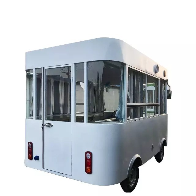 Red Yellow Blue Mobile Food Truck Specialized Fast Food Truck