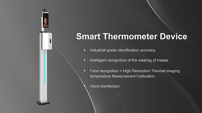 Metal Digital Lcd Fever Thermometer Automatic Thermometer Free Standing