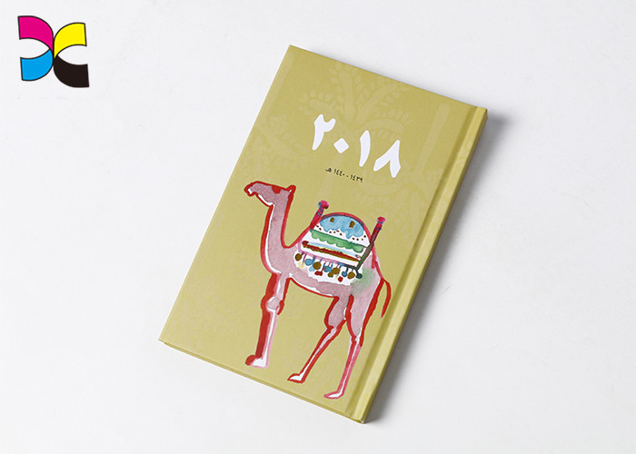 Luxury YO Binding Personalized Hardcover Notebook Printing With Black Lined 200 Pages
