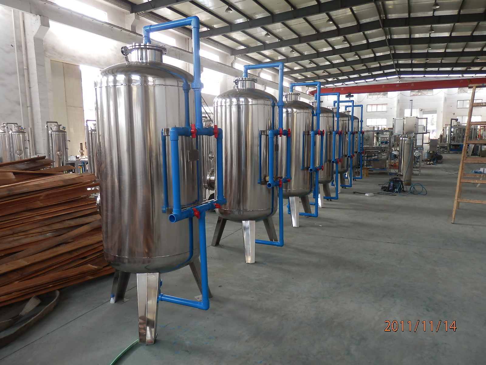 AC380V 3.7kw RO Water Purification System With UV Sterilizer