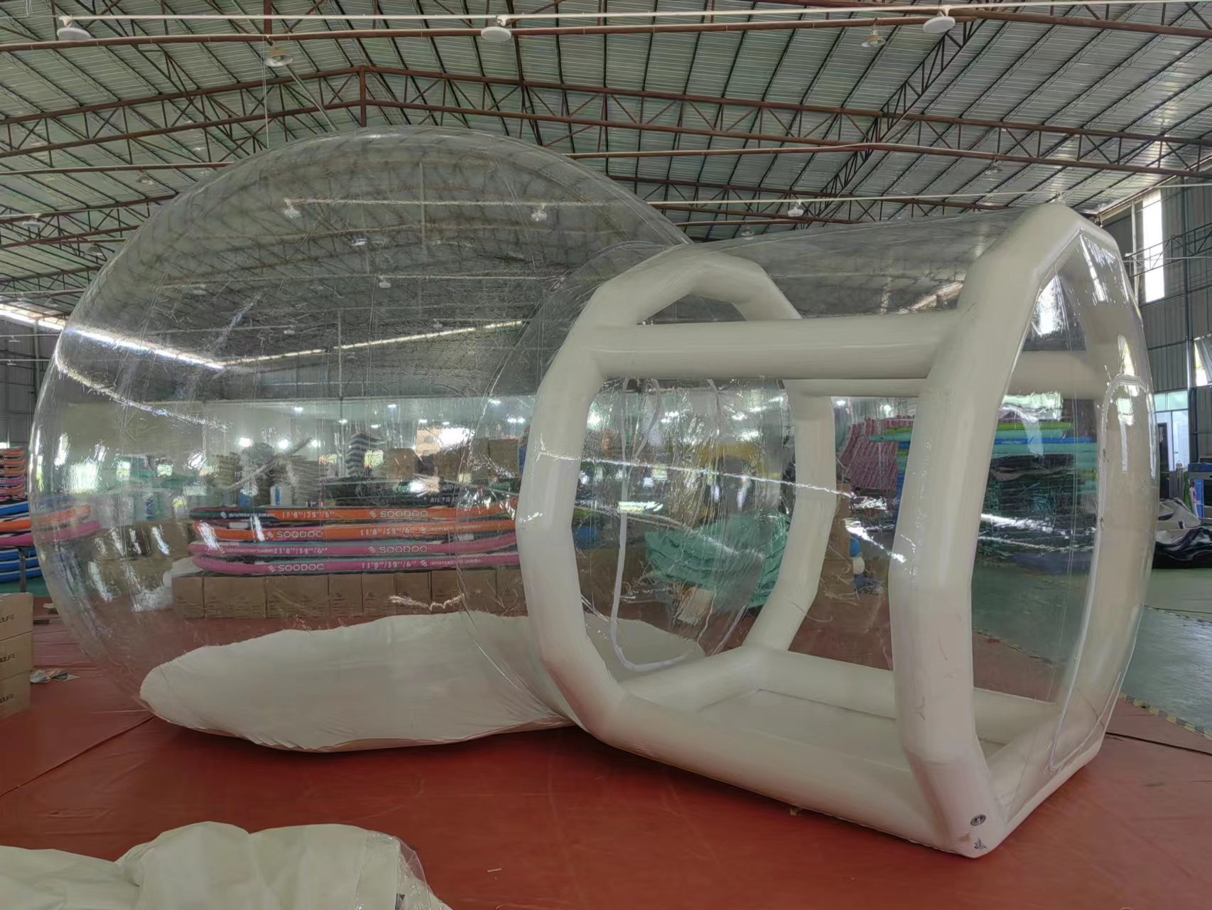 Transparent Inflatable Bubble Tent Bubble House 5m With Blower