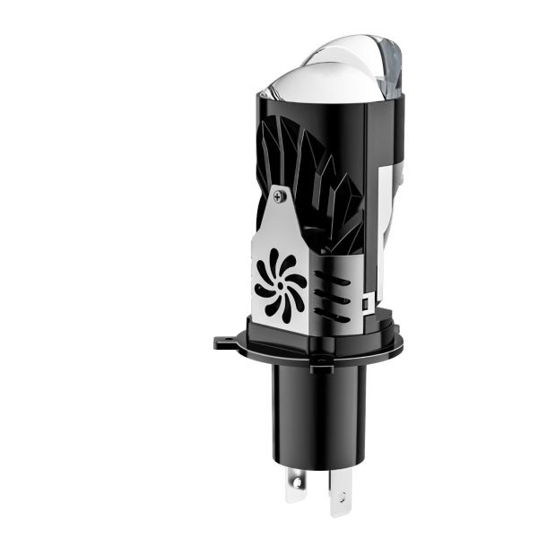 A60 H4 Dual Fish Eye LED Motorcycle Car Headlights With Dual Beam 7500LM