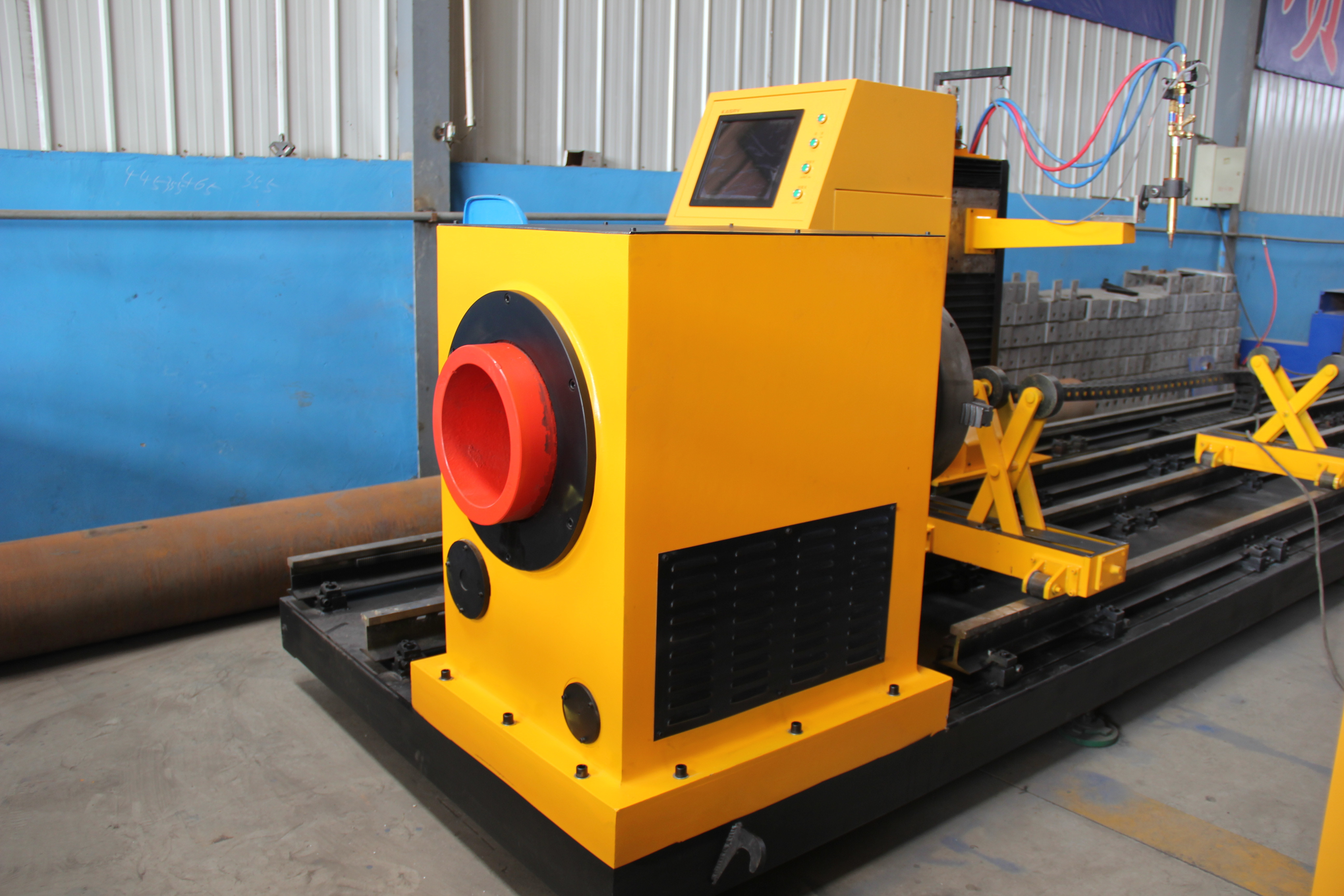High Speed CNC Square Rectangular Pipe Cutting Beveling Machine Good Quanlity and High Accuracy