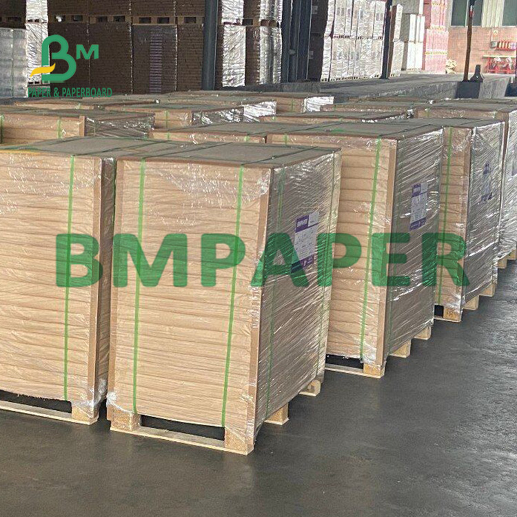 Virgin Reddish Brown Kraft Paper With Roll For Custom Wrapping Boxes