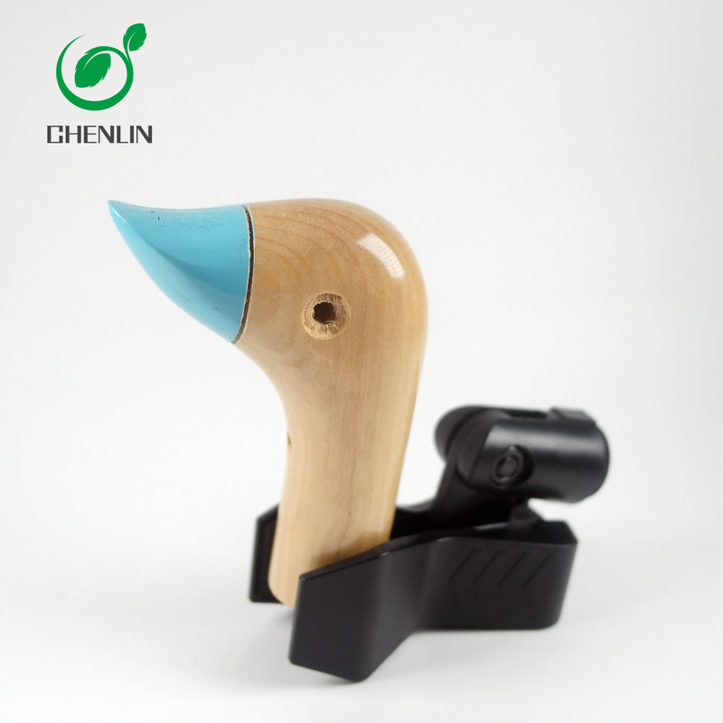 Precision Fine Carving Wooden Umbrella Handle Umbrella Duck Handle Uv Resistant